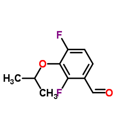 2,4-Difluoro-3-(1-methylethoxy)benzaldehyde结构式