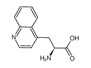 (S)-2-amino-3-(quinolin-4-yl)propanoic acid结构式