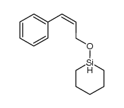 1-[(cis-3-phenyl-2-propenyl)oxy]-silacyclohexane Structure