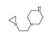 Piperazine, 1-[2-(1-aziridinyl)ethyl]- (9CI)结构式