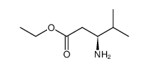 (S)-3-AMINO-4-METHYLPENTANOIC ACID ETHYL ESTER Structure