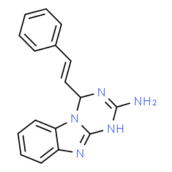 4-Styryl-1,4-dihydro-benzo[4,5]imidazo[1,2-a][1,3,5]triazin-2-ylamine picture