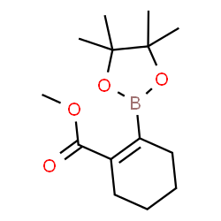 2-(Methoxycarbonyl)-1-cyclohexene-1-boronic Acid Pinacol Ester Structure