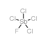 tetrachloro(fluoro)-λ5-stibane Structure