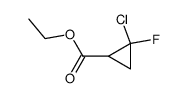 ethyl 2-chloro-2-fluorocyclopropanecarboxylate structure