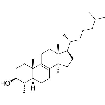 31-Norlanostenol structure