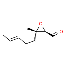 Oxiranecarboxaldehyde, 3-methyl-3-(3-pentenyl)-, [2R-[2alpha,3beta(E)]]- (9CI) picture