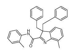 3,3-Dibenzyl-7-methyl-N-(o-tolyl)-3H-indole-2-carboxamide picture