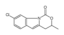 8-chloro-3-methyl-3,4-dihydro-[1,3]oxazino[3,4-a]indol-1-one Structure