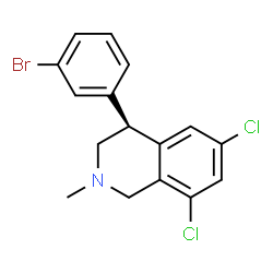 (S)-4-(3-bromophenyl)-6,8-dichloro-2-methyl-1,2,3,4-tetrahydroisoquinoline picture