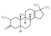 18-Norandrost-13-en-3-one,2,17,17-trimethyl-, (2a,5a)- (9CI)结构式