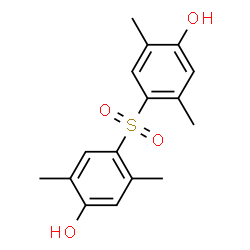 4,4'-Dihydroxy-2,2',5,5'-tetramethyl[sulfonylbisbenzene] structure