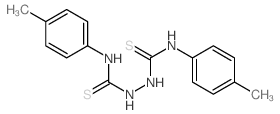 1,2-Hydrazinedicarbothioamide,N1,N2-bis(4-methylphenyl)-结构式