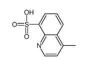 8-Quinolinesulfonic acid,4-methyl-结构式