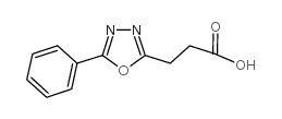 3-(5-phenyl-1,3,4-oxadiazol-2-yl)propanoic acid structure