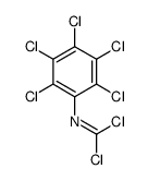 2,3,4,5,6-Pentachloro-N-(dichloromethylene)benzenamine结构式