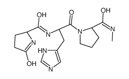 (2S)-N-[(2S)-3-(1H-imidazol-5-yl)-1-[(2S)-2-(methylcarbamoyl)pyrrolidin-1-yl]-1-oxopropan-2-yl]-5-oxopyrrolidine-2-carboxamide Structure