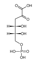 4,5-dihydroxy-2-oxo-6-phosphonooxy-hexanoic acid Structure