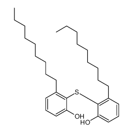 2-(2-hydroxy-6-nonylphenyl)sulfanyl-3-nonylphenol Structure
