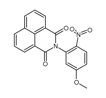 2-(5-methoxy-2-nitro-phenyl)-benz[de]isoquinoline-1,3-dione结构式