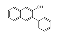 2-Hydroxy-3-phenylnaphthalene Structure