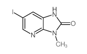 6-IODO-3-METHYL-1H-IMIDAZO[4,5-B]PYRIDIN-2(3H)-ONE Structure