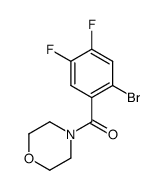 (2-bromo-4,5-difluorophenyl)(morpholino)methanone Structure