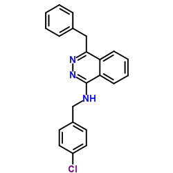 4-Benzyl-N-(4-chlorobenzyl)-1-phthalazinamine结构式