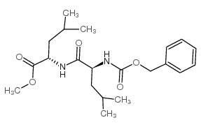 L-Leucine,N-[(phenylmethoxy)carbonyl]-L-leucyl-, methyl ester Structure