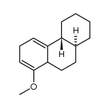 (4aR,10aS)-8-methoxy-1,2,3,4,4a,6,8a,9,10,10a-decahydrophenanthrene Structure