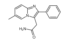 2-(6-methyl-2-phenylimidazo[1,2-a]pyridin-3-yl)acetamide结构式