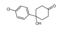 4-(4-chlorophenyl)-4-hydroxycyclohexan-1-one Structure