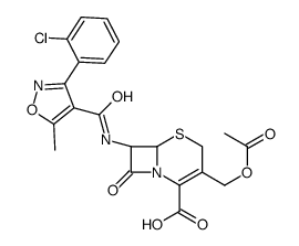 头孢噁唑结构式