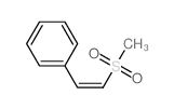 Benzene,[(1Z)-2-(methylsulfonyl)ethenyl]- Structure