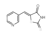 5-(3-Pyridylmethylene)rhodanine Structure