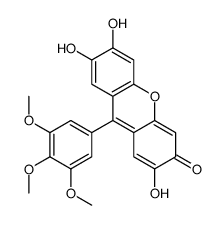 2,6,7-trihydroxy-9-(3,4,5-trimethoxyphenyl)xanthen-3-one Structure