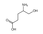 4-amino-5-hydroxypentanoic acid Structure