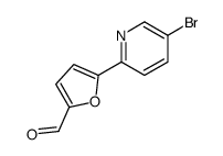 5-(5-bromopyridin-2-yl)furan-2-carbaldehyde结构式