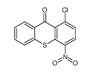 1-chloro-4-nitrothioxanthenone Structure