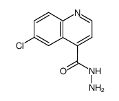 6-chloro-quinoline-4-carboxylic acid hydrazide Structure