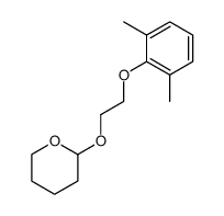 2-(2-(2,6-dimethylphenoxy)ethoxy)tetrahydro-2H-pyran Structure