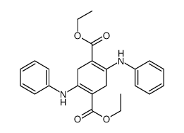 diethyl 2,5-dianilinocyclohexa-1,4-diene-1,4-dicarboxylate Structure