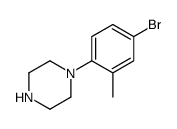 1-(4-Bromo-2-methylphenyl)piperazine structure