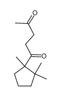 1-(1,2,2-trimethylcyclopentyl)pentane-1,4-dione结构式