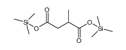 2-Methylsuccinic acid bis(trimethylsilyl) ester structure