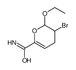 3-bromo-2-ethoxy-3,4-dihydro-2H-pyran-6-carboxamide结构式