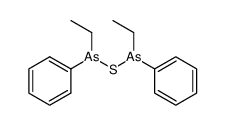 bis(ethylphenylarsino)sulfide Structure