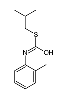 S-(2-methylpropyl) N-(2-methylphenyl)carbamothioate结构式