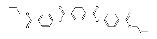 diallyl terephthaloyl-bis(4-oxybenzoate) Structure