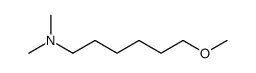 6-methoxy-N,N-dimethylhexan-1-amine结构式